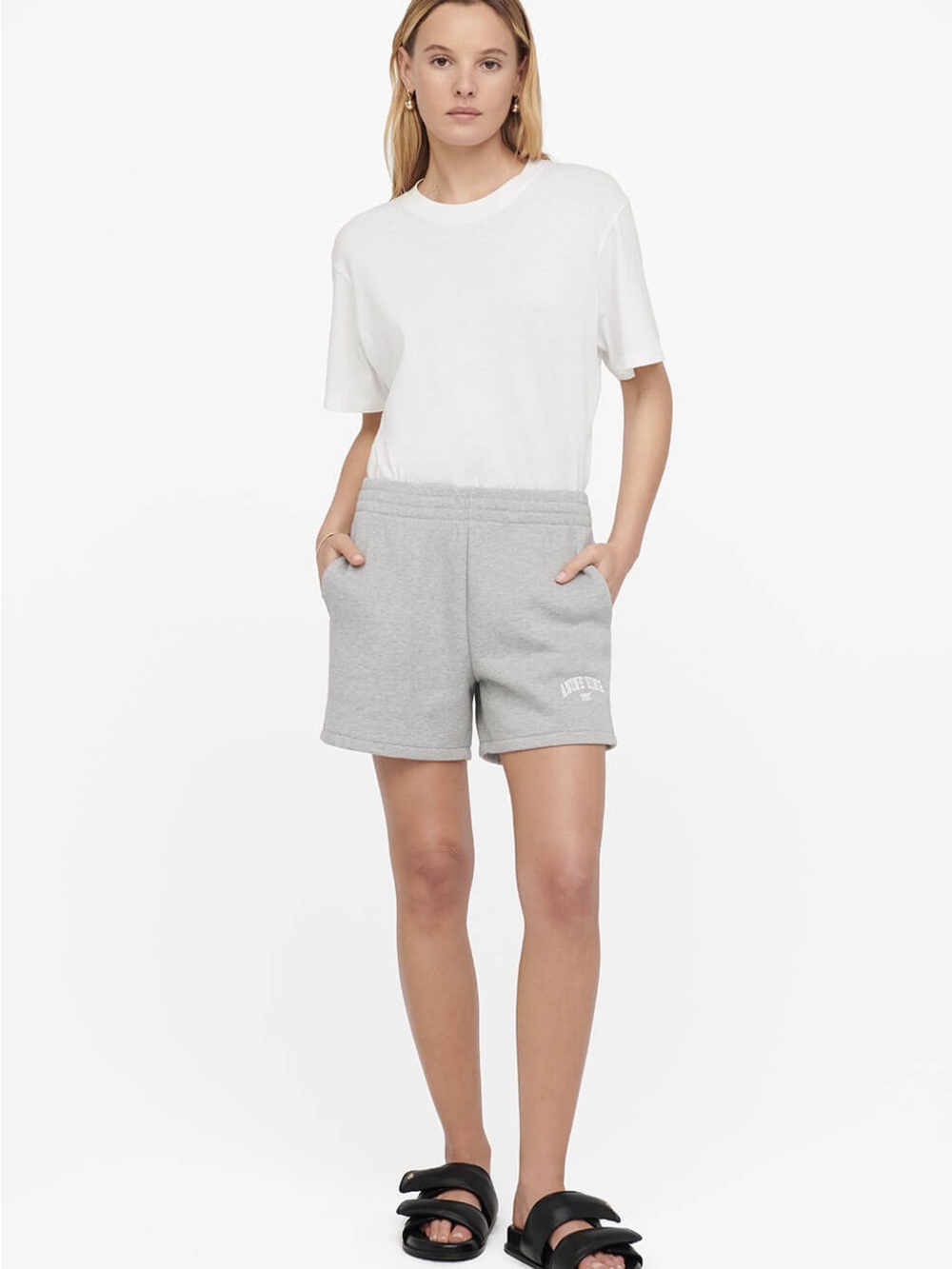 Anine Bing Heather Gray Short XS